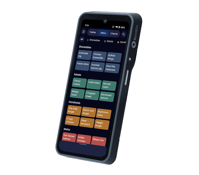 SpotOn mobile handheld terminal